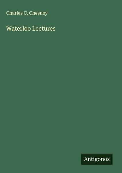 Waterloo Lectures