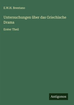 Cover Untersuchungen über das Griechische Drama