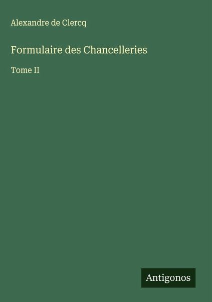 Formulaire des Chancelleries Formulaire des Chancelleries