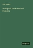 Beiträge zur Altertumskunde Russlands