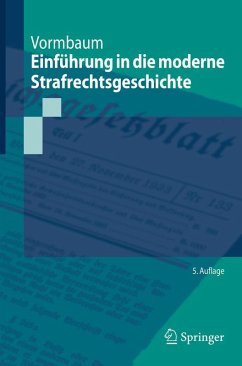 Cover Einführung in die moderne Strafrechtsgeschichte