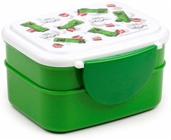 Cover Minecraft Creeper & TNT Clip-Verschluss Stapelbare Bento Lunch Box mit Besteck