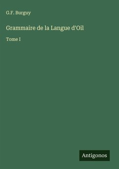 Cover Grammaire de la Langue d'Oil