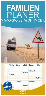 Familienplaner 2026 - MAROKKO per WOHNMOBIL mit 5 Spalten (Wandkalender, 21 x 45 cm) CALVENDO Familienplaner 2026 - MAROKKO per WOHNMOBIL mit 5 Spalten (Wandkalender, 21 x 45 cm) CALVENDO