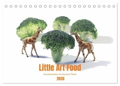 Cover Little Art Food Kunstkalender (Tischkalender 2026 DIN A5 quer), CALVENDO Monatskalender