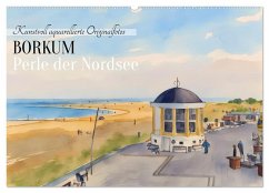 Cover BORKUM Perle der Nordsee (Wandkalender 2026 DIN A2 quer), CALVENDO Monatskalender