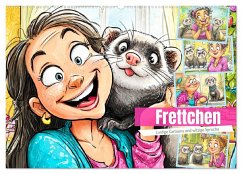 Frettchen. Lustige Cartoons und witzige Sprüche (Wandkalender 2026 DIN A2 quer), CALVENDO Monatskalender Frettchen. Lustige Cartoons und witzige Sprüche (Wandkalender 2026 DIN A2 quer), CALVENDO Monatskalender