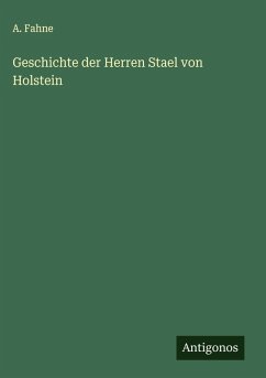 Cover Geschichte der Herren Stael von Holstein