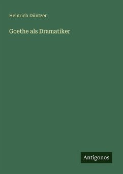 Cover Goethe als Dramatiker