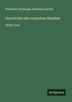 Cover Geschichte des teutschen Handels