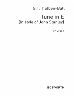 Cover Tune in E in the Style of John Stanley for organ