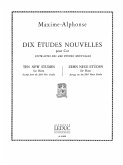 MAXIME-ALPHONSE 10 ETUDES NOUVELLES (EXTRAITES DES 200 ETUDES NOUVELLES) COR MAXIME-ALPHONSE 10 ETUDES NOUVELLES (EXTRAITES DES 200 ETUDES NOUVELLES) COR