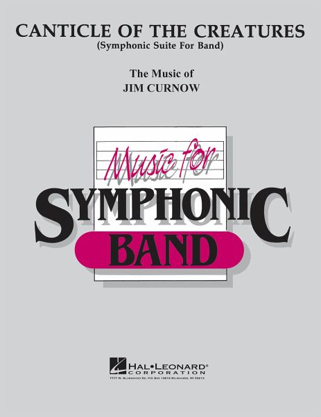 James Curnow, Canticle of the Creatures Concert Band Partitur + Stimmen