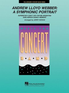 Cover Andrew Lloyd Webber, Andrew Lloyd Webber A Symphonic Portrait Concert Band Partitur + Stimmen