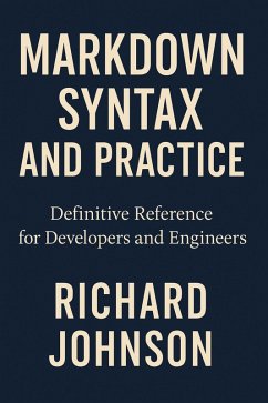 Cover Markdown Syntax and Practice (eBook, ePUB)