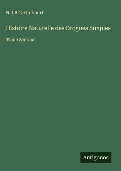 Histoire Naturelle des Drogues Simples Cover Histoire Naturelle des Drogues Simples