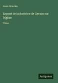 Exposé de la doctrine de Gerson sur l'église Exposé de la doctrine de Gerson sur l'église