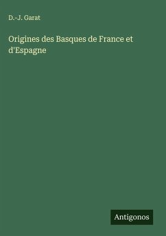 Cover Origines des Basques de France et d'Espagne
