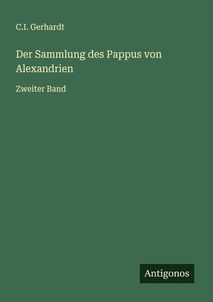 Der Sammlung des Pappus von Alexandrien
