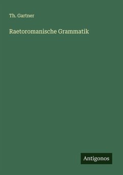 Cover Raetoromanische Grammatik