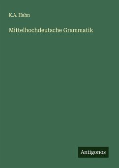 Mittelhochdeutsche Grammatik Cover Mittelhochdeutsche Grammatik