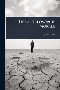 Cover De la Philosophie Morale