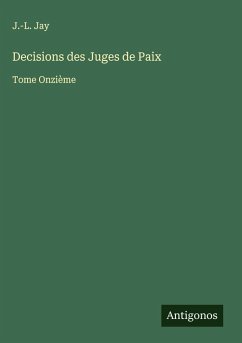 Cover Decisions des Juges de Paix