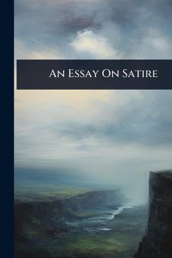 Cover An Essay On Satire