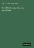 Die Echtheit der moabitischen Alterthümer Die Echtheit der moabitischen Alterthümer