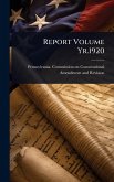 Report Volume Yr.1920 Report Volume Yr.1920