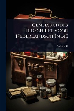 Cover Geneeskundig Tijdschrift Voor Nederlandsch-IndiÃ