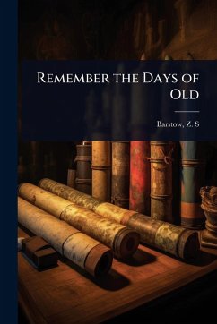 Cover Remember the Days of Old