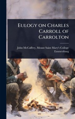 Cover Eulogy on Charles Carroll of Carrolton