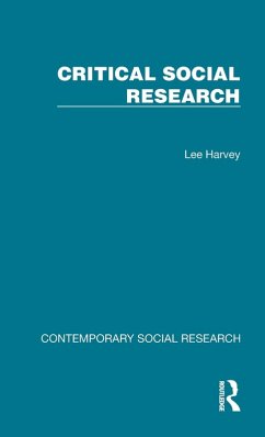 Cover Critical Social Research