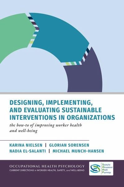 Designing, Implementing, and Evaluating Sustainable Interventions in Organizations Designing, Implementing, and Evaluating Sustainable Interventions in Organizations