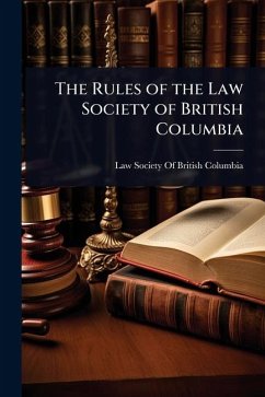 Cover The Rules of the Law Society of British Columbia
