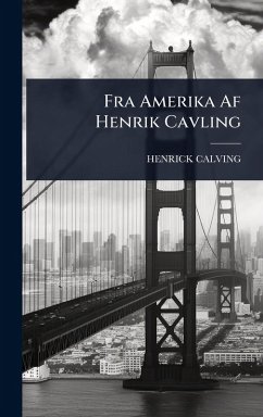 Cover Fra Amerika Af Henrik Cavling