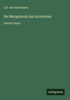 Cover Die Metaphysik des Aristoteles