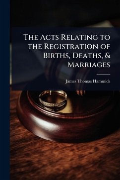 Cover The Acts Relating to the Registration of Births, Deaths, & Marriages