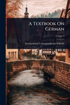 Cover A Textbook On German
