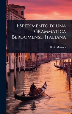 Cover Esperimento di una Grammatica Bergomense-Italiana