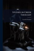 Studies in Greek Thought Studies in Greek Thought