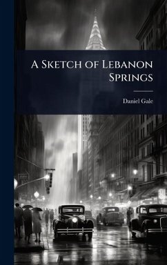 Cover A Sketch of Lebanon Springs