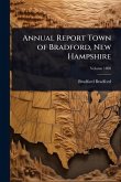 Annual Report Town of Bradford, New Hampshire