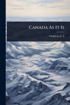 Cover Canada As It Is