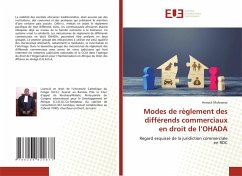 Modes de règlement des différends commerciaux en droit de l'OHADA - Mulowesa, Henock