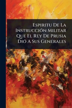 Cover Espiritu De La InstrucciÃ³n Militar Que El Rey De Prusia DiÃ³ A Sus Generales