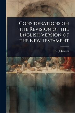 Cover Considerations on the Revision of the English Version of the New Testament