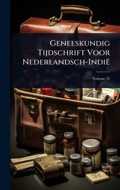 Cover Geneeskundig Tijdschrift Voor Nederlandsch-IndiÃ