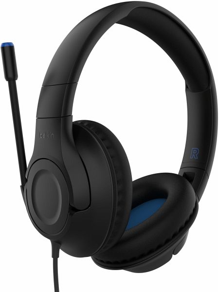 Belkin Gaming On-Ear Kopfhörer für Kinder mit Kabel ENA011hqBK Belkin Gaming On-Ear Kopfhörer für Kinder mit Kabel ENA011hqBK